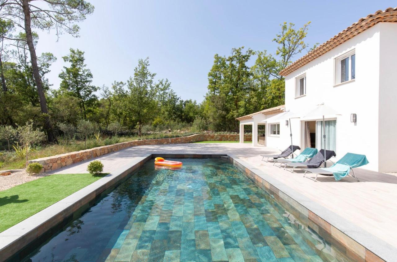 Superbe Villa Seillans La Grande Bastide Avec Piscine, Jardin, Climatisation Et Salle De Sport المظهر الخارجي الصورة