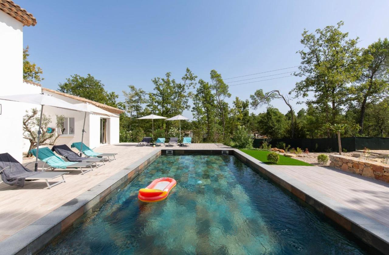 Superbe Villa Seillans La Grande Bastide Avec Piscine, Jardin, Climatisation Et Salle De Sport المظهر الخارجي الصورة