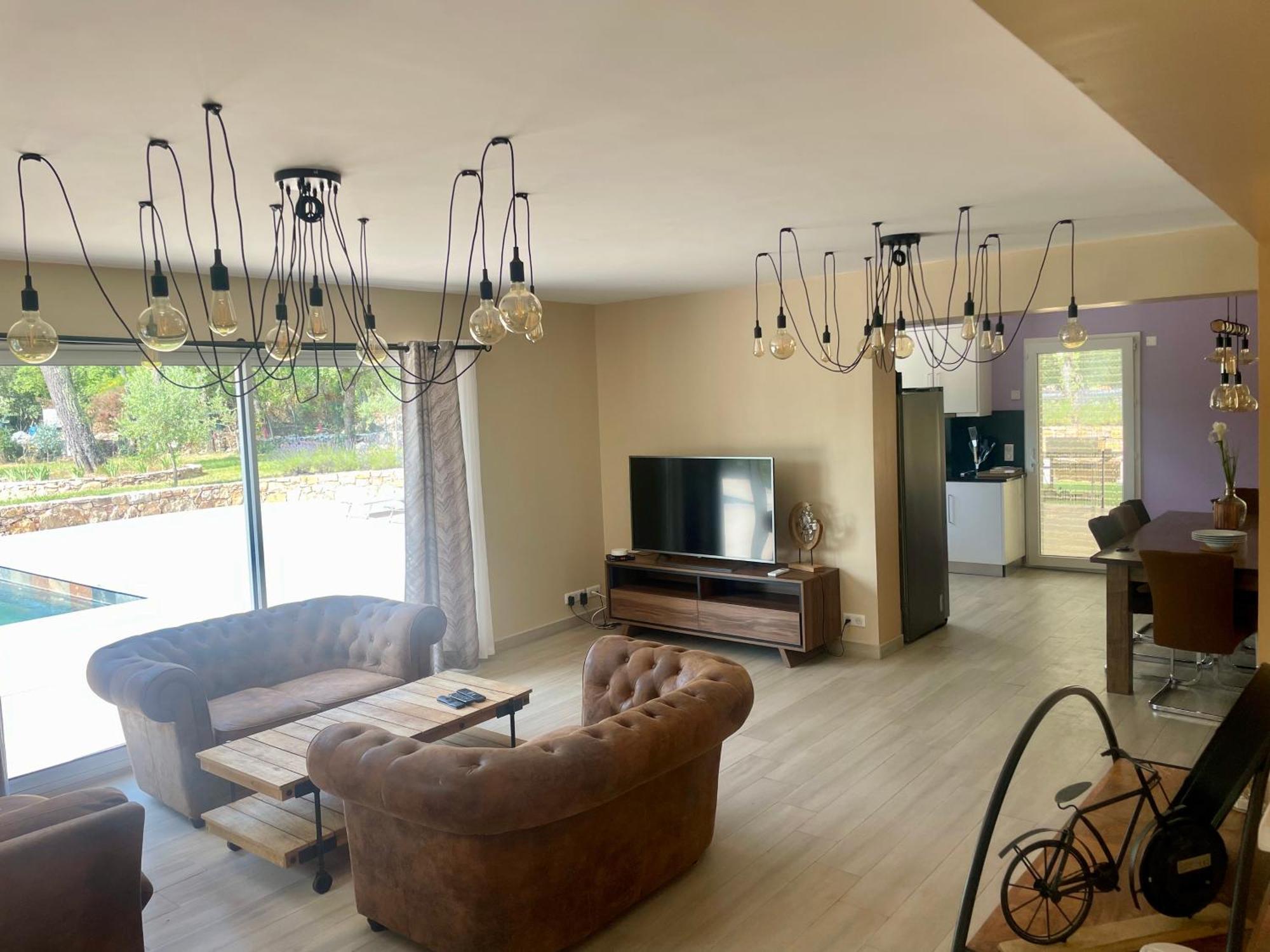 Superbe Villa Seillans La Grande Bastide Avec Piscine, Jardin, Climatisation Et Salle De Sport المظهر الخارجي الصورة